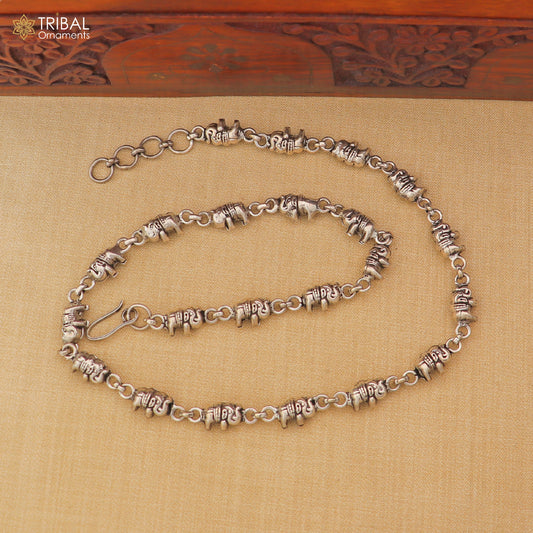 925 sterling silver elephant design chain for unisex jewelry ch626