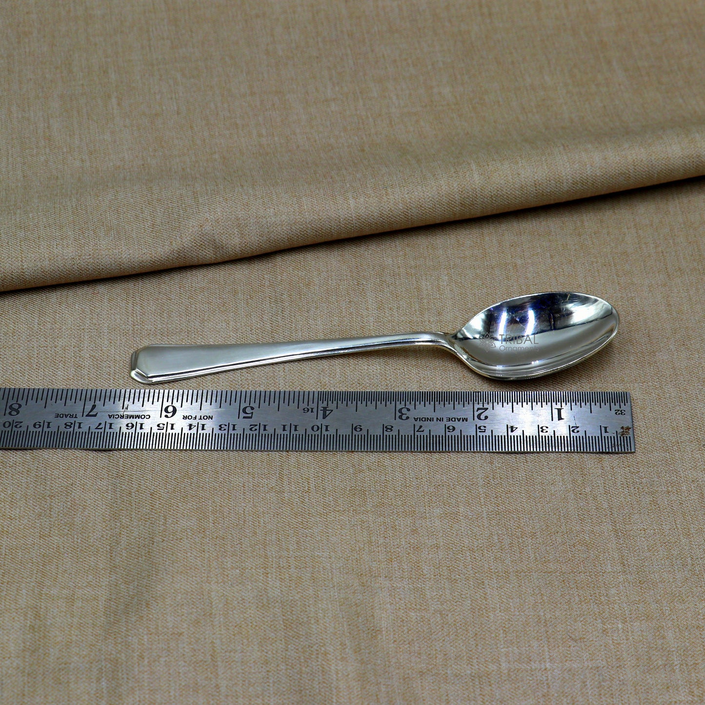 999 pure silver handmade solid silver spoon for new born baby serving, silver has antibacterial properties, keep stay healthy sv0011