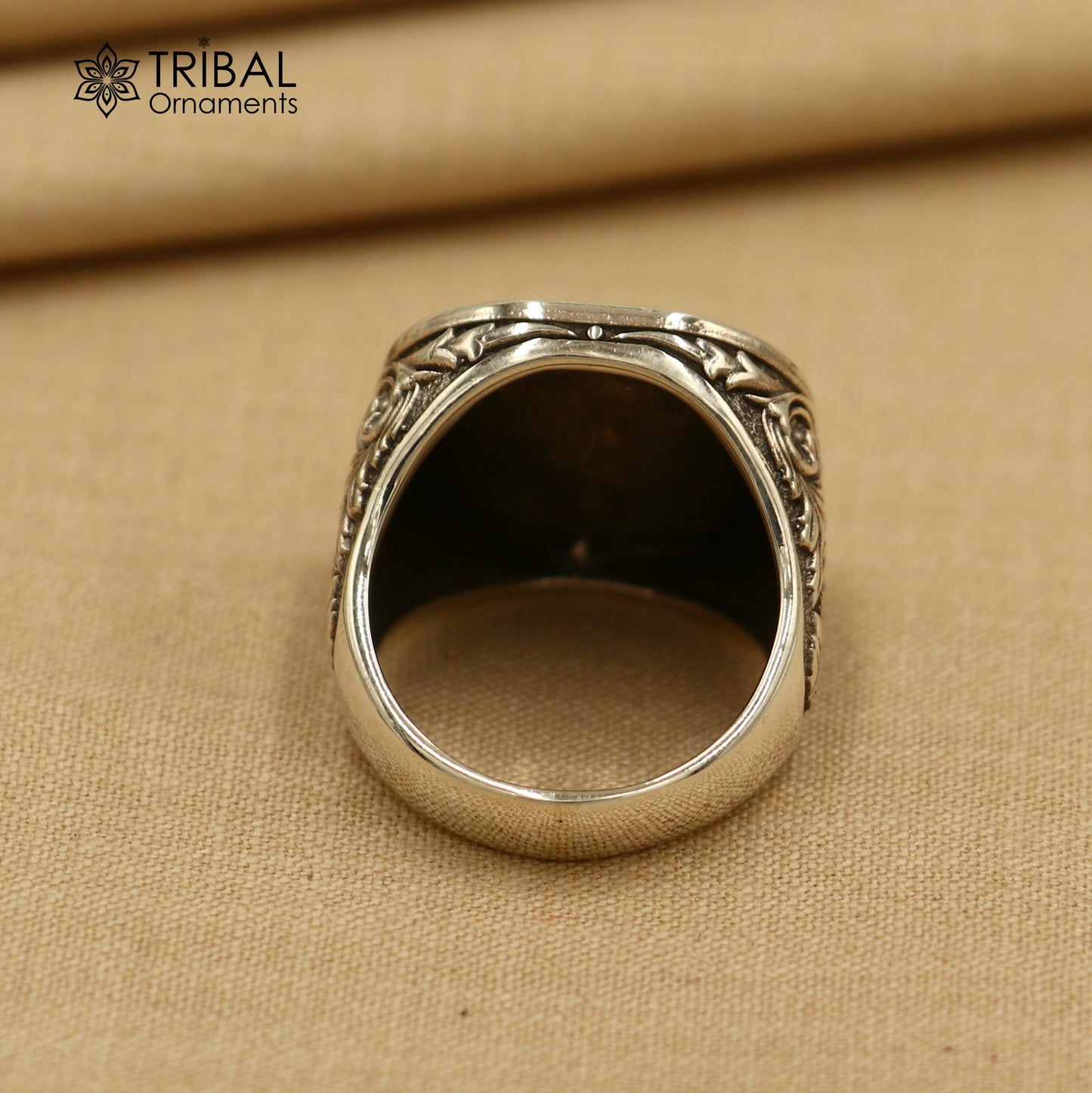 925 sterling silver ethnic lion design ring Jewelry sr812