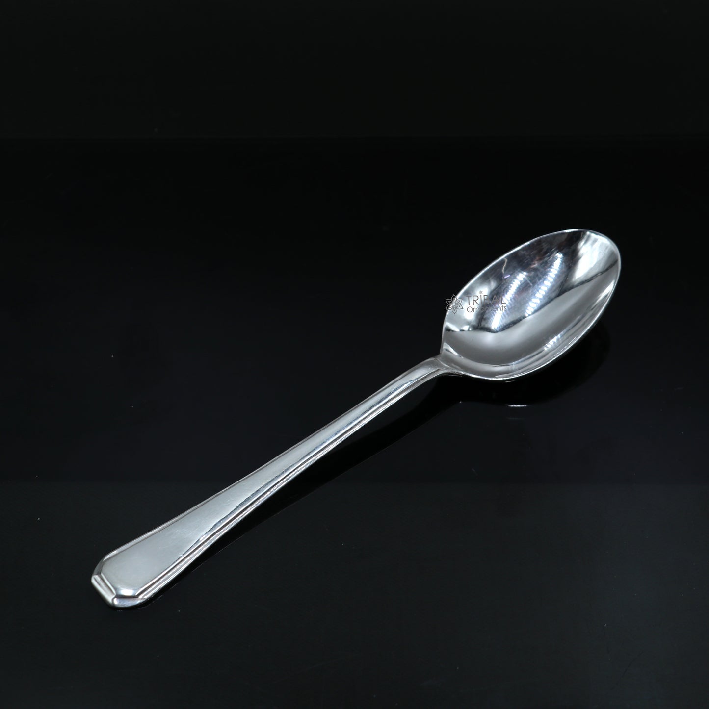 999 pure silver handmade solid silver spoon for new born baby serving, silver has antibacterial properties, keep stay healthy sv0011