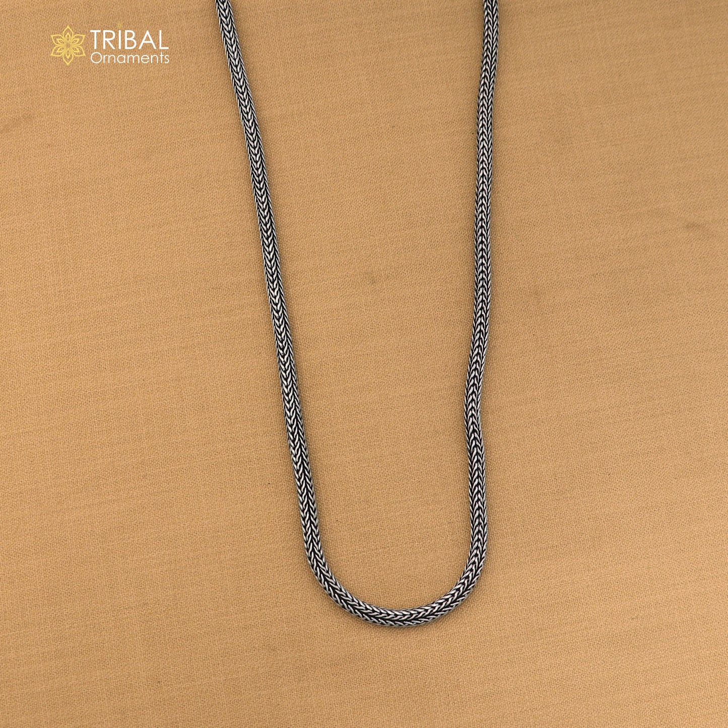 925 sterling silver solid stylish wheat chain necklace best gifting jewelry ch653