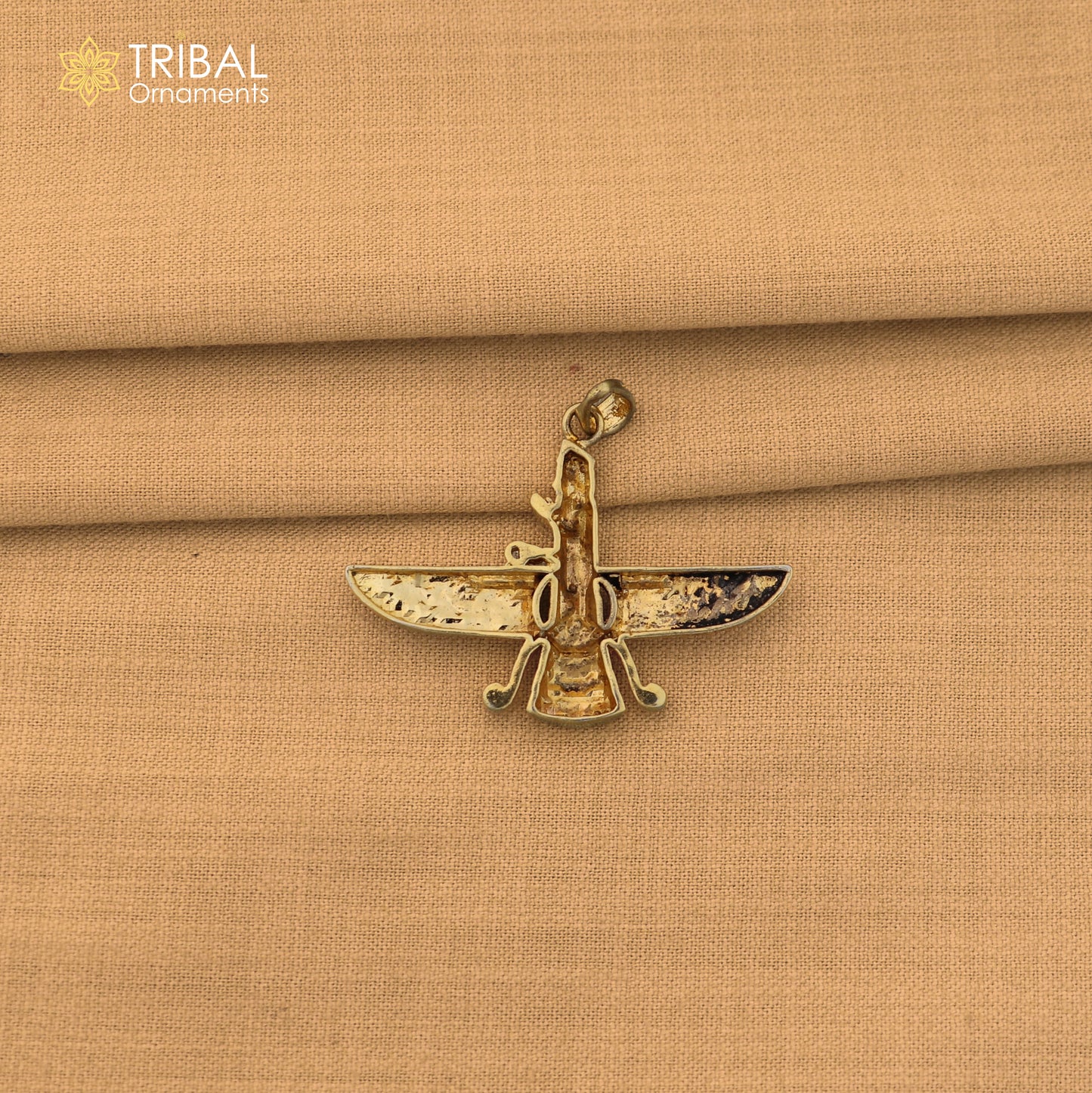 925 sterling silver Faravahar Ahura Mazda pendant Ancient Persia unisex gold polished jewelry nsp1181