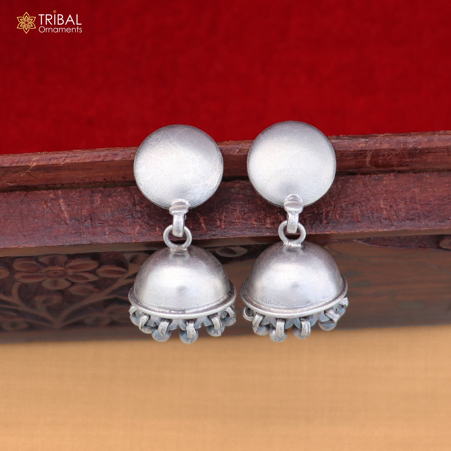 92.5 sterling silver gorgeous Exclusive design jhumka earring tribal jewelry er309
