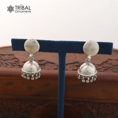92.5 sterling silver gorgeous Exclusive design jhumka earring tribal jewelry er309