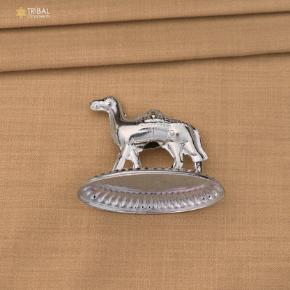 925 Sterling silver camel statue for home decor Rajasthani article art885