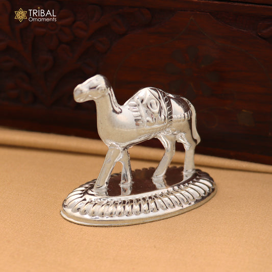 925 Sterling silver camel statue for home decor Rajasthani article art885