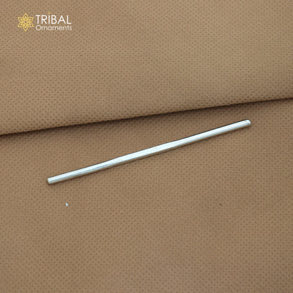 3" inches long solid sterling silver eyeliner stick, kajal sticks, surma stick, fabulous brides gift su1389 - TRIBAL ORNAMENTS