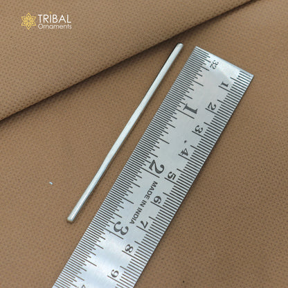 3" inches long solid sterling silver eyeliner stick, kajal sticks, surma stick, fabulous brides gift su1389 - TRIBAL ORNAMENTS