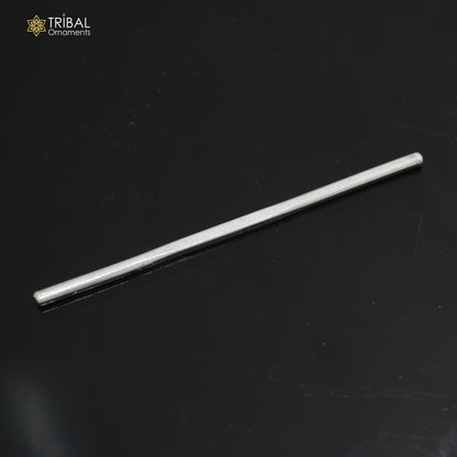 3" inches long solid sterling silver eyeliner stick, kajal sticks, surma stick, fabulous brides gift su1389 - TRIBAL ORNAMENTS