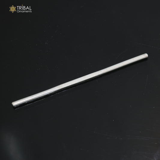 3" inches long solid sterling silver eyeliner stick, kajal sticks, surma stick, fabulous brides gift su1389