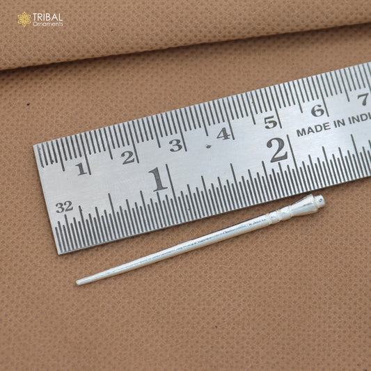 2" inches long solid sterling silver eyeliner stick, kajal sticks, teeth cleaner stick, fabulous brides gift su1390