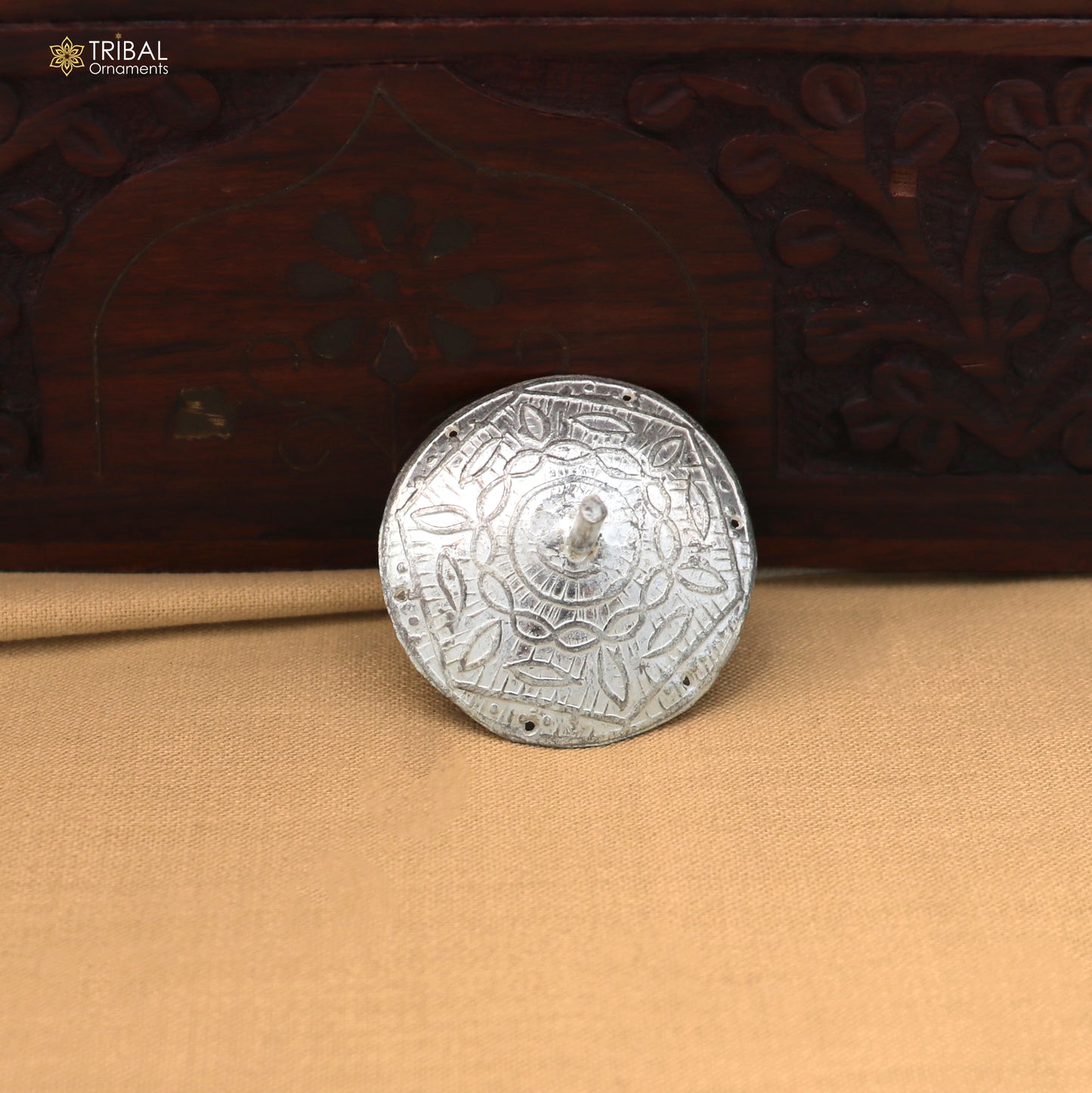 925 sterling silver Firki or Lattu toy for your baby Krishna idols article art883