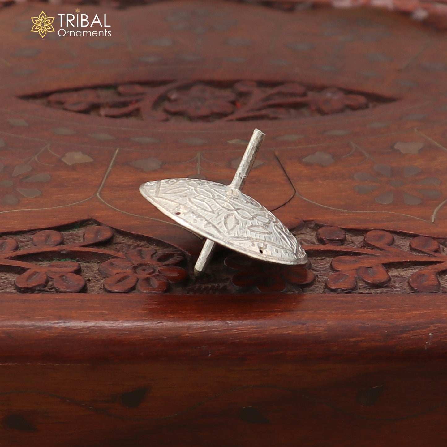 925 sterling silver Firki or Lattu toy for your baby Krishna idols article art883