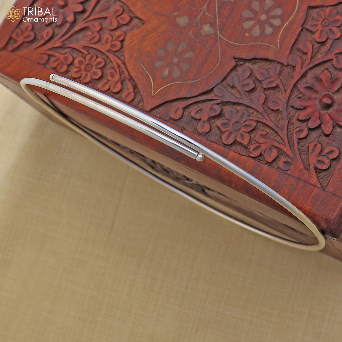 2mm round plain design 925 sterling silver neck band or ring for all types of pendant, best ethnic choker jewelry set799 - TRIBAL ORNAMENTS