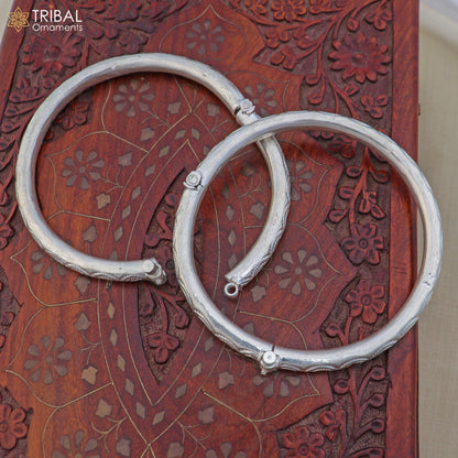 925 sterling silver stylish vintage design customized foot ankle bracelet kada jewelry nsfk161 - TRIBAL ORNAMENTS