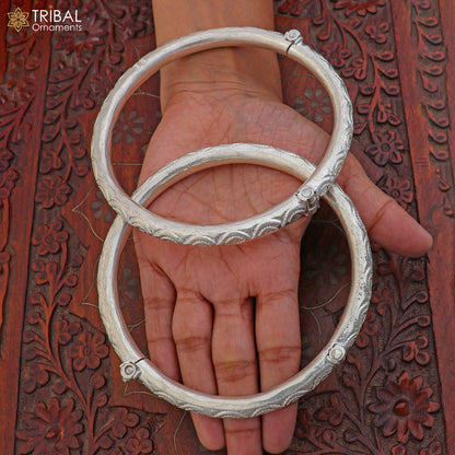 925 sterling silver stylish vintage design customized foot ankle bracelet kada jewelry nsfk161 - TRIBAL ORNAMENTS