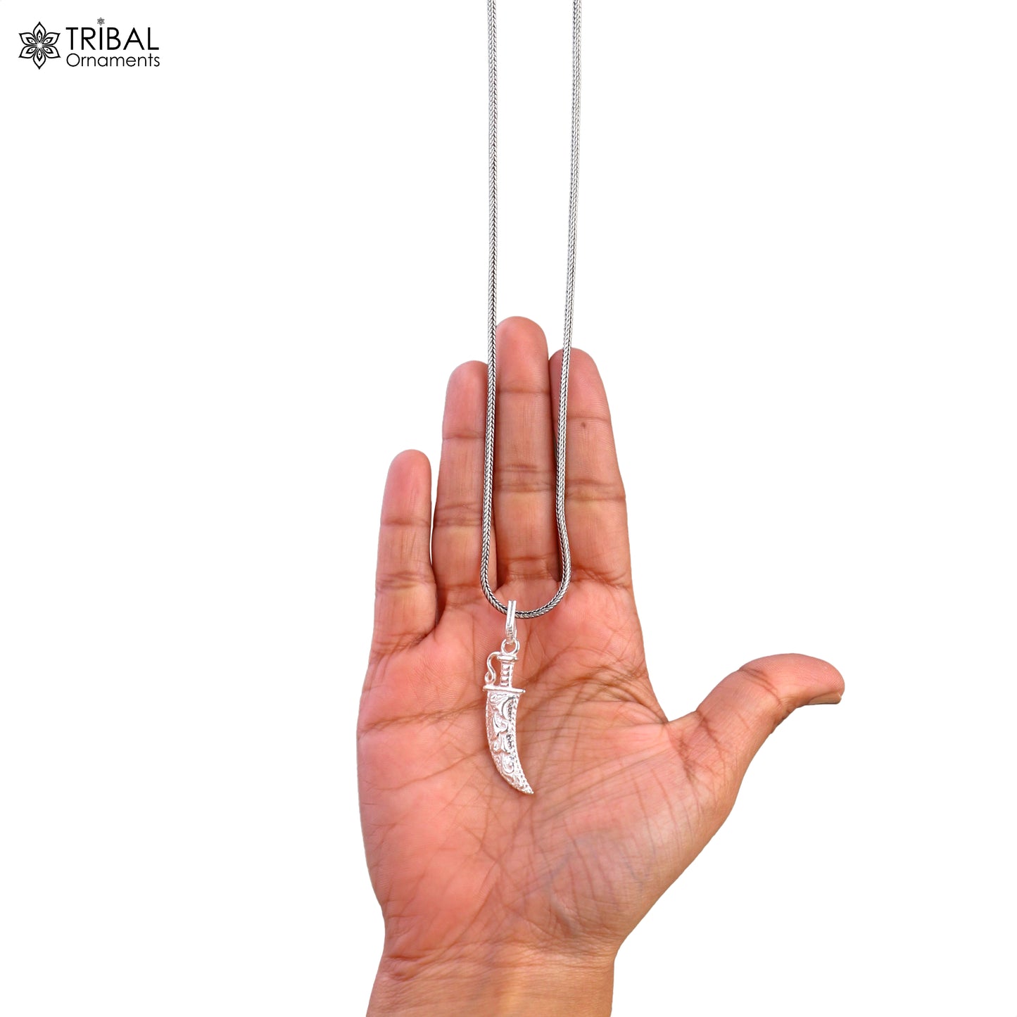 925 sterling silver sword, knife or dagger style pendant unisex jewelry nsp1108