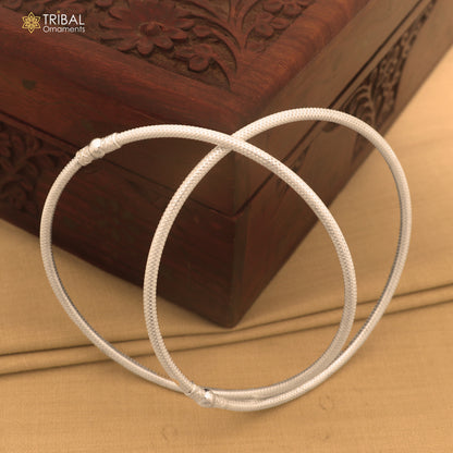 925 sterling silver shiny ball design customized foot ankle kada jewelry nsfk178