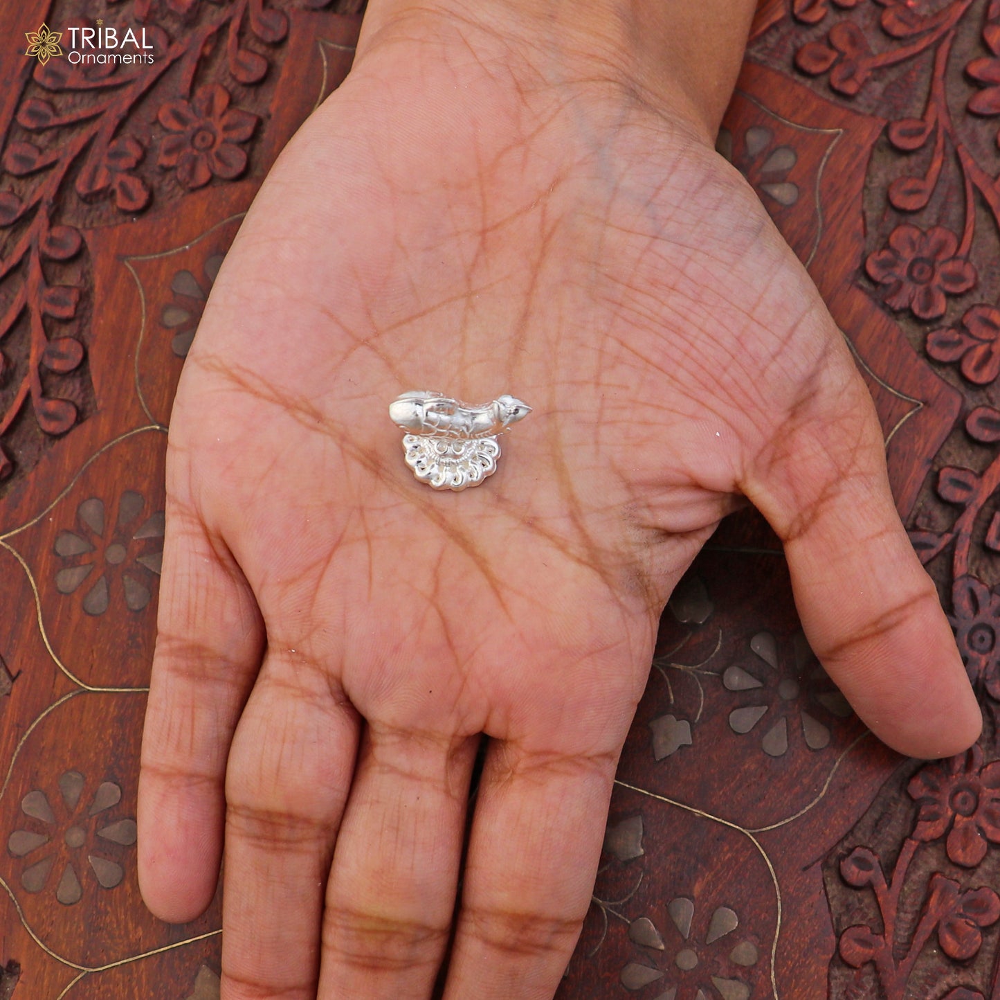 925 sterling silver Lord vishnu avatar Matsya Puja Fish For Prosperity And Good Luck art866 - TRIBAL ORNAMENTS