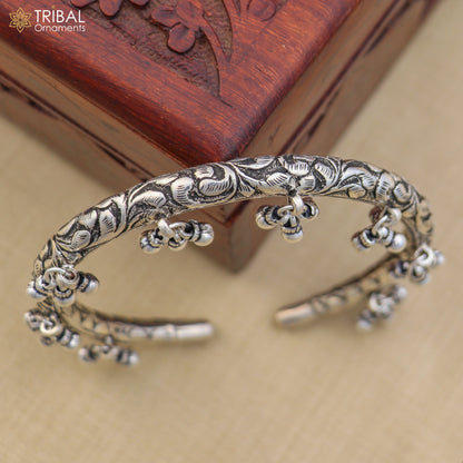925 sterling silver stylish chitai work design customized foot ankle bracelet kada jewelry nsfk158 - TRIBAL ORNAMENTS