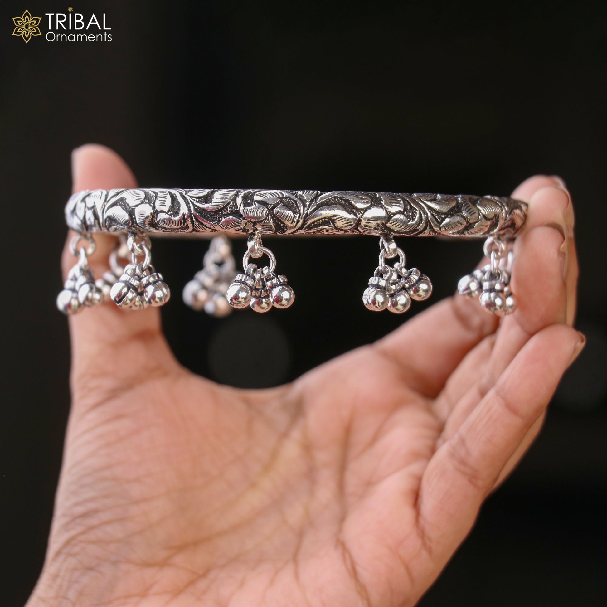 925 sterling silver stylish chitai work design customized foot ankle bracelet kada jewelry nsfk158 - TRIBAL ORNAMENTS