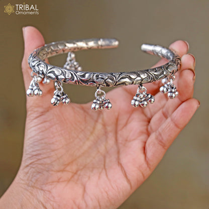 925 sterling silver stylish chitai work design customized foot ankle bracelet kada jewelry nsfk158 - TRIBAL ORNAMENTS