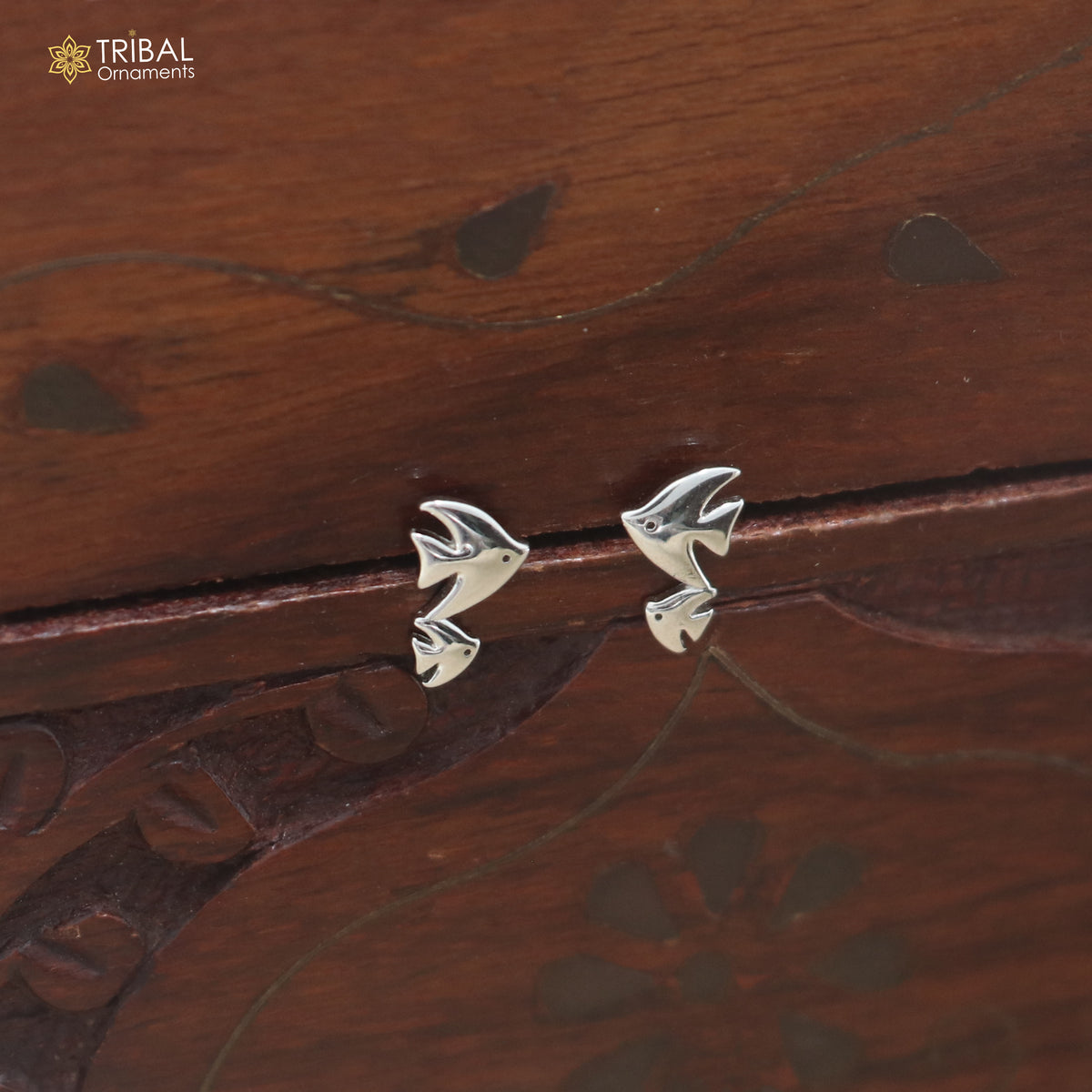 925 sterling silver stylish design stud earring jewelry er380