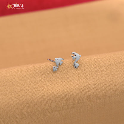 925 sterling silver stylish design stud earring jewelry er380