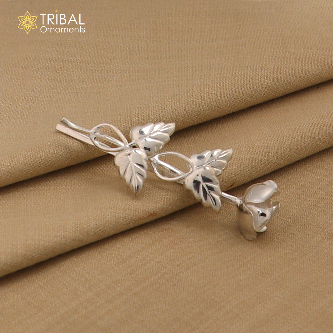 925sterling silver  flower puja god temple article, silver worshipping article su1344