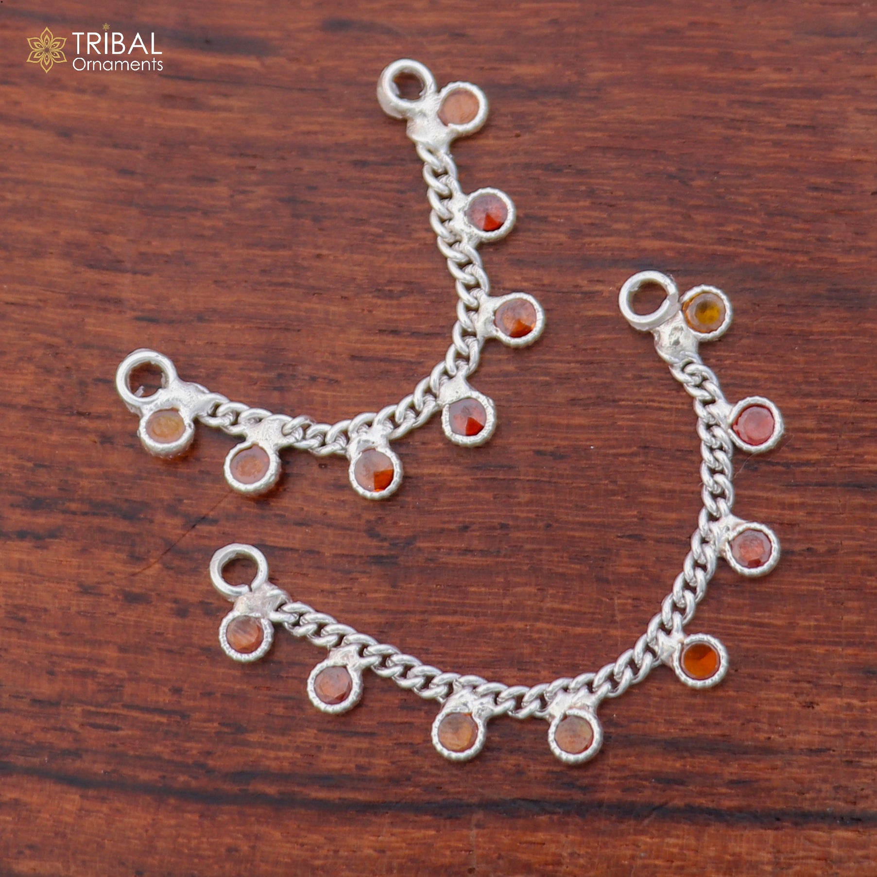 925 sterling silver Lord Krishna necklace and waist belt jewelry set featuring Laddu Gopala motifs, crafted by TRIBAL ORNAMENTS