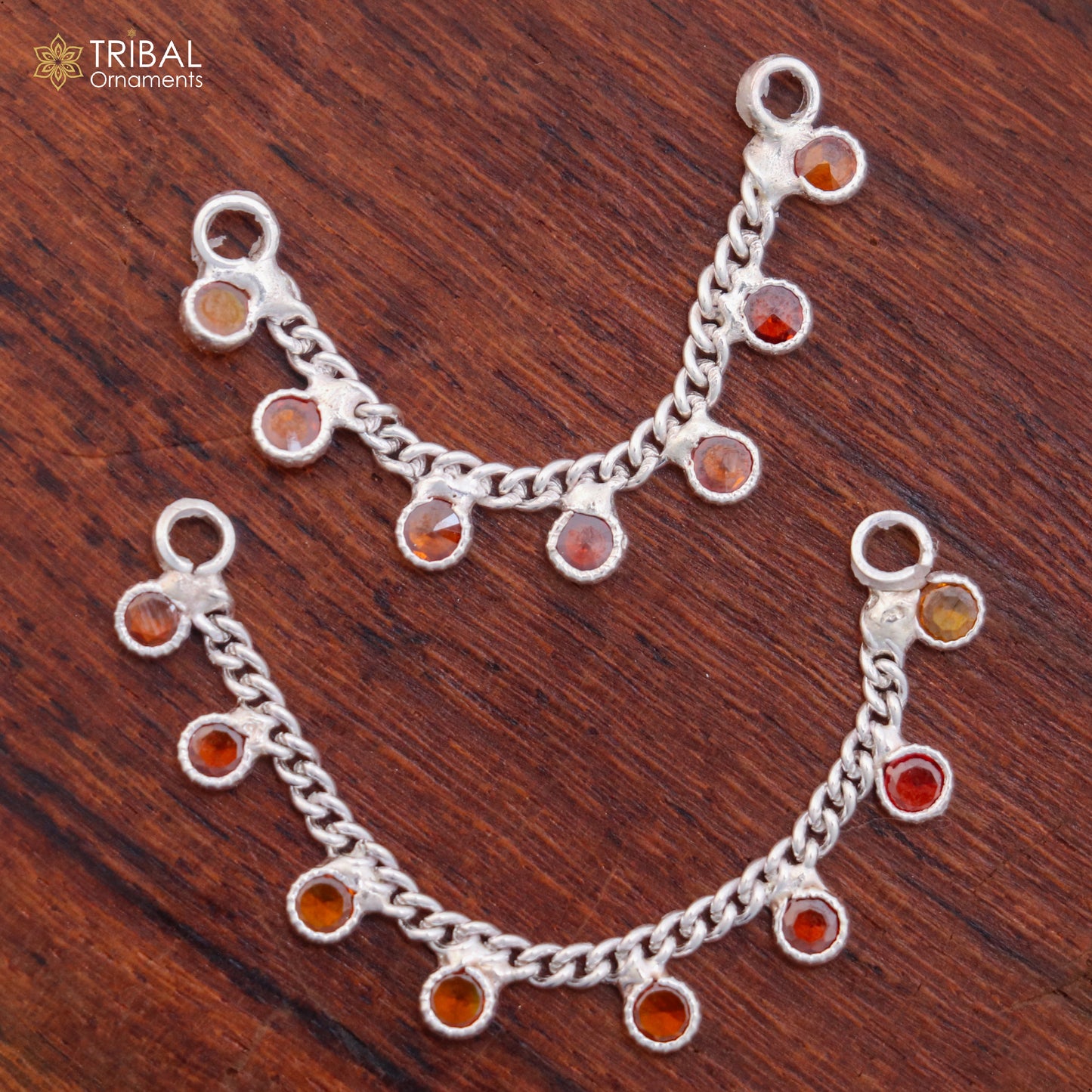 925 sterling silver Lord Krishna necklace and waist belt jewelry set featuring Laddu Gopala design, crafted by TRIBAL ORNAMENTS.