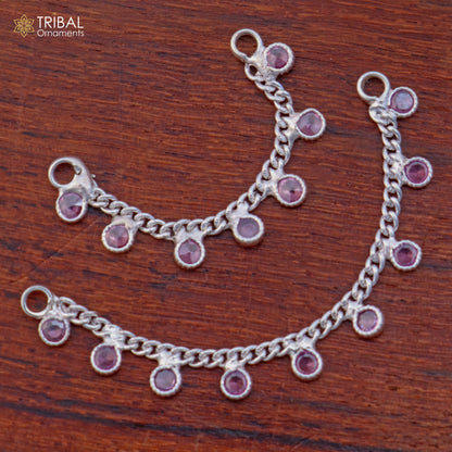 925 sterling silver Lord Krishna necklace and waist belt set with Laddu Gopala jewelry, featuring detailed traditional designs.