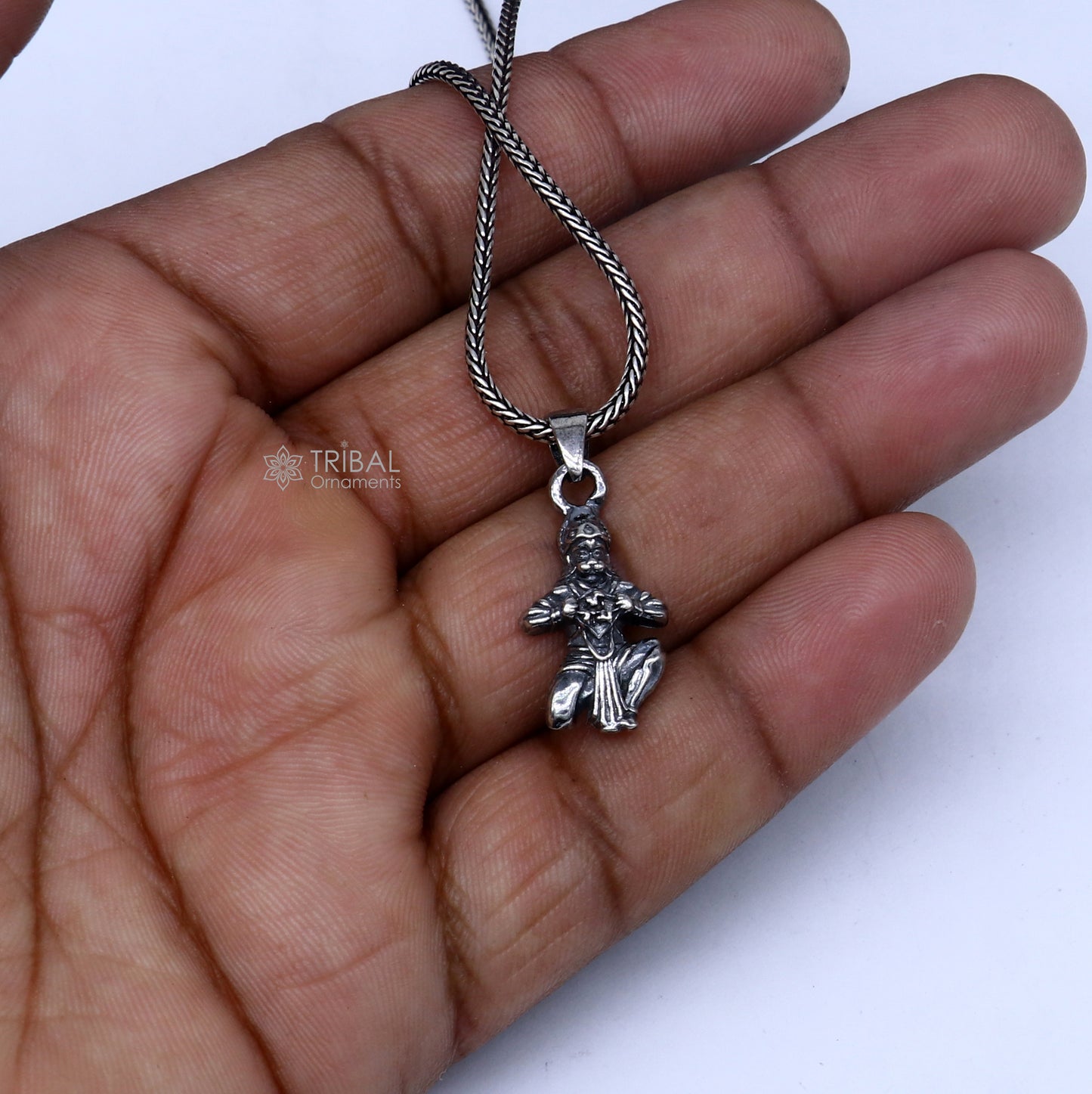 925 Sterling silver handmade lord Hanuman ji pendant,nsp856 - TRIBAL ORNAMENTS