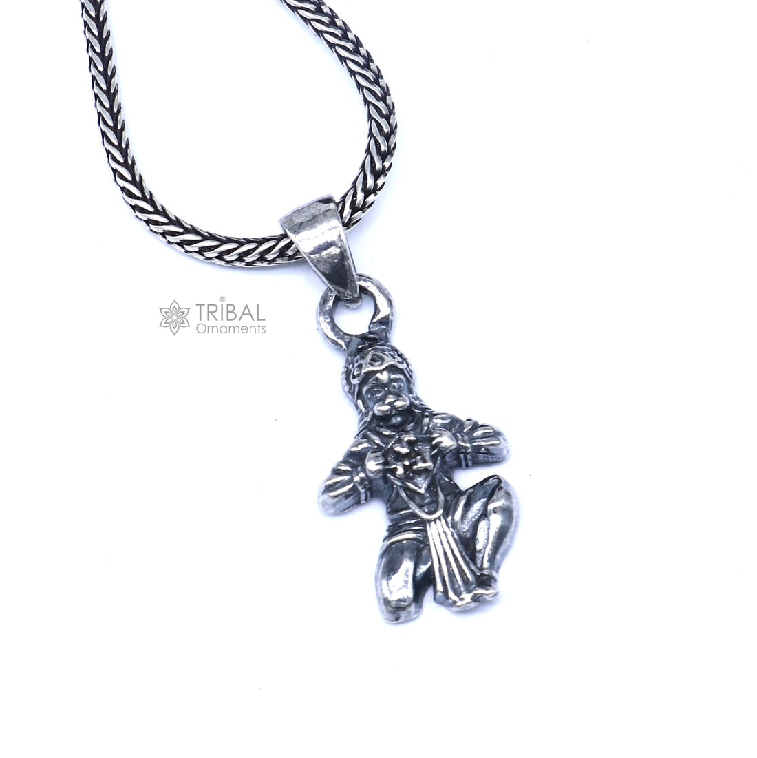 925 Sterling silver handmade lord Hanuman ji pendant,nsp856 - TRIBAL ORNAMENTS