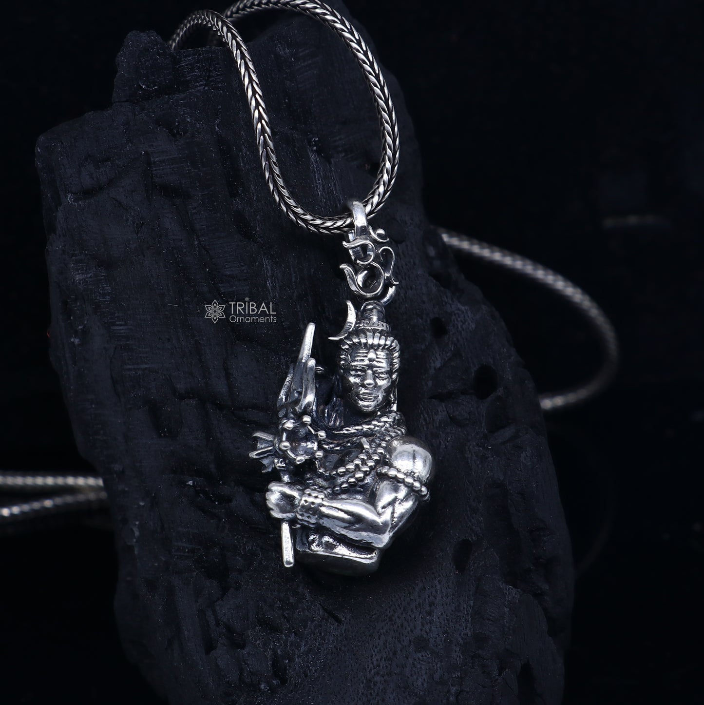 925 Sterling silver handmade lord maha deva pendant,nsp853