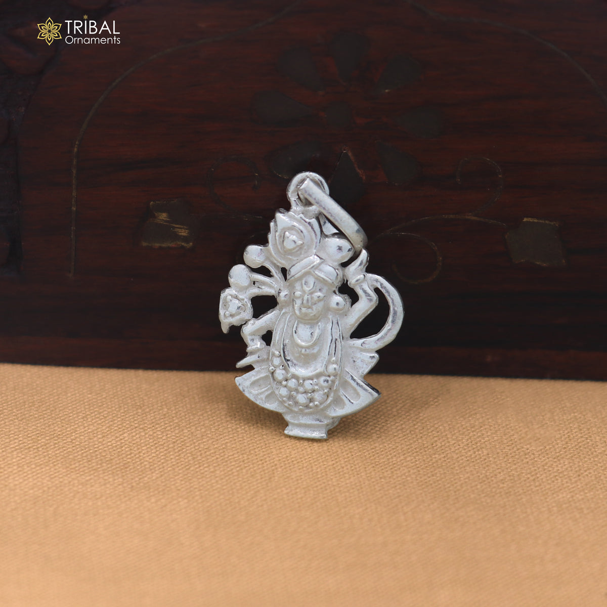 925 sterling silver lord Govardhan Srinath ji pendant with chain unisex jewelry nsp1192