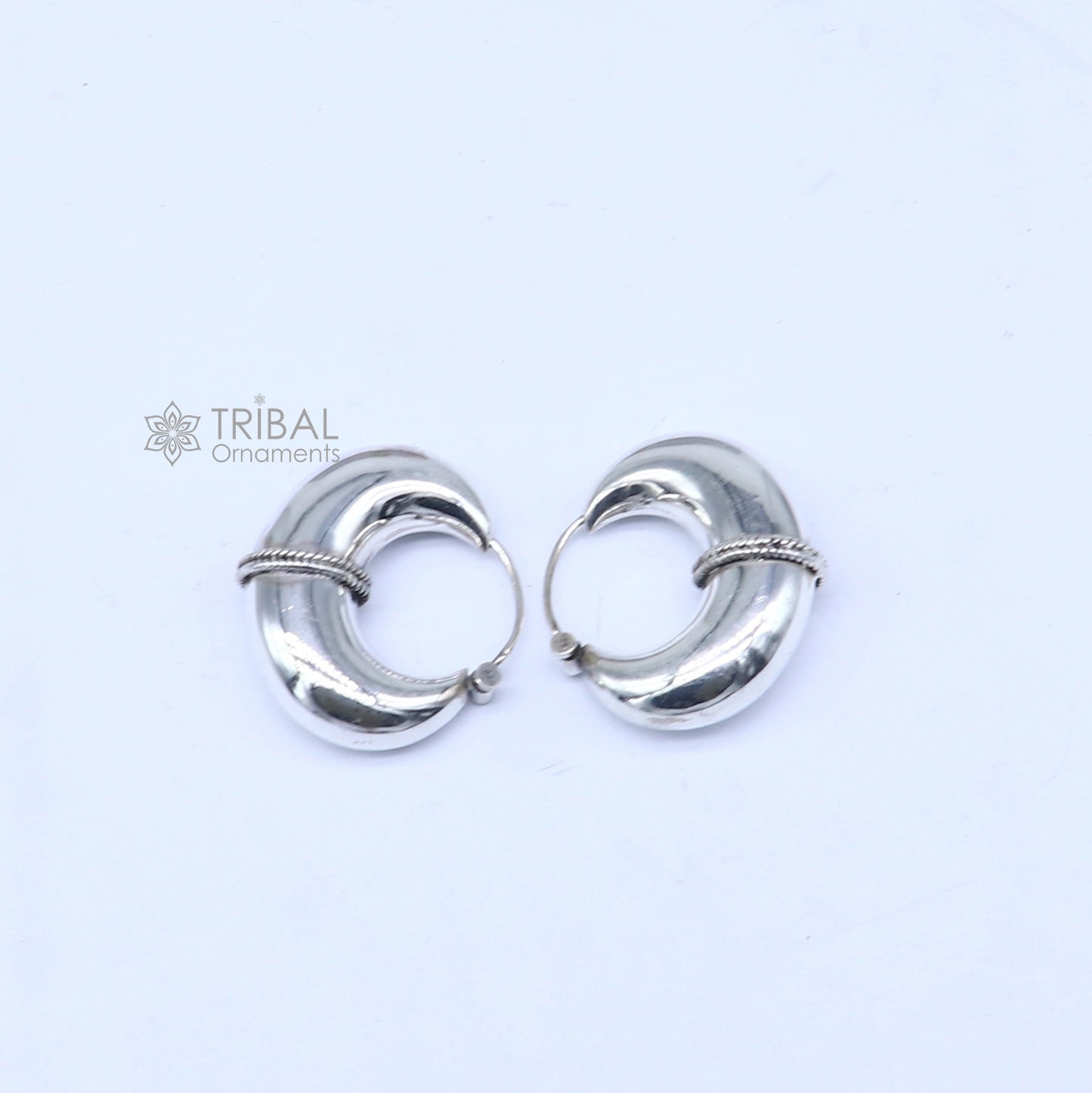 925 sterling silver fabulous vintage plain design hoops earing,elegant hoops cultural earrings s1332