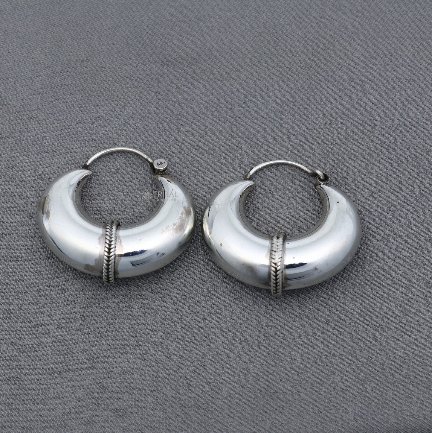 925 sterling silver fabulous vintage plain design hoops earing,elegant hoops cultural earrings s1332