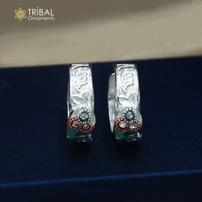 925 sterling silver minakari work toering, toe band stylish women's brides jewelry toer160