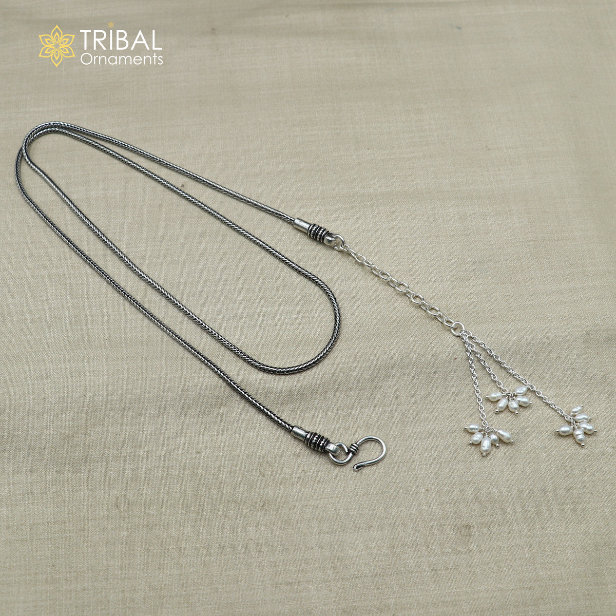 26'' to 30'' 925 Sterling silver adjustable wheat design waist chain vintage design belly chain, Sari chain wch32