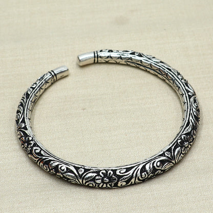 925 sterling silver chitai work customized foot anklet kada ethnic jewelry nsfk132