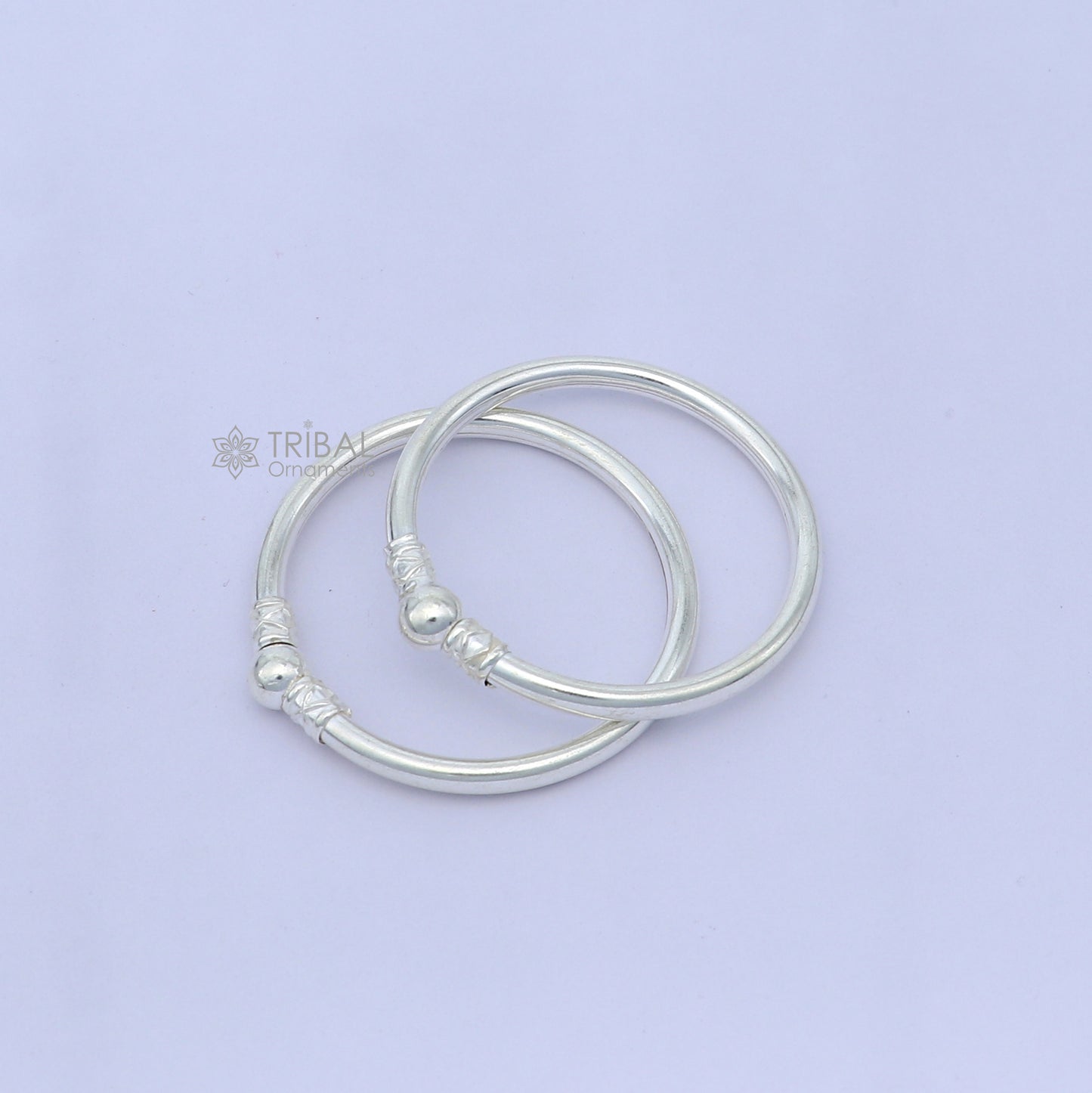 925 sterling silver handmade baby bangle bracelet kada, unisex customized jewelry nsk848