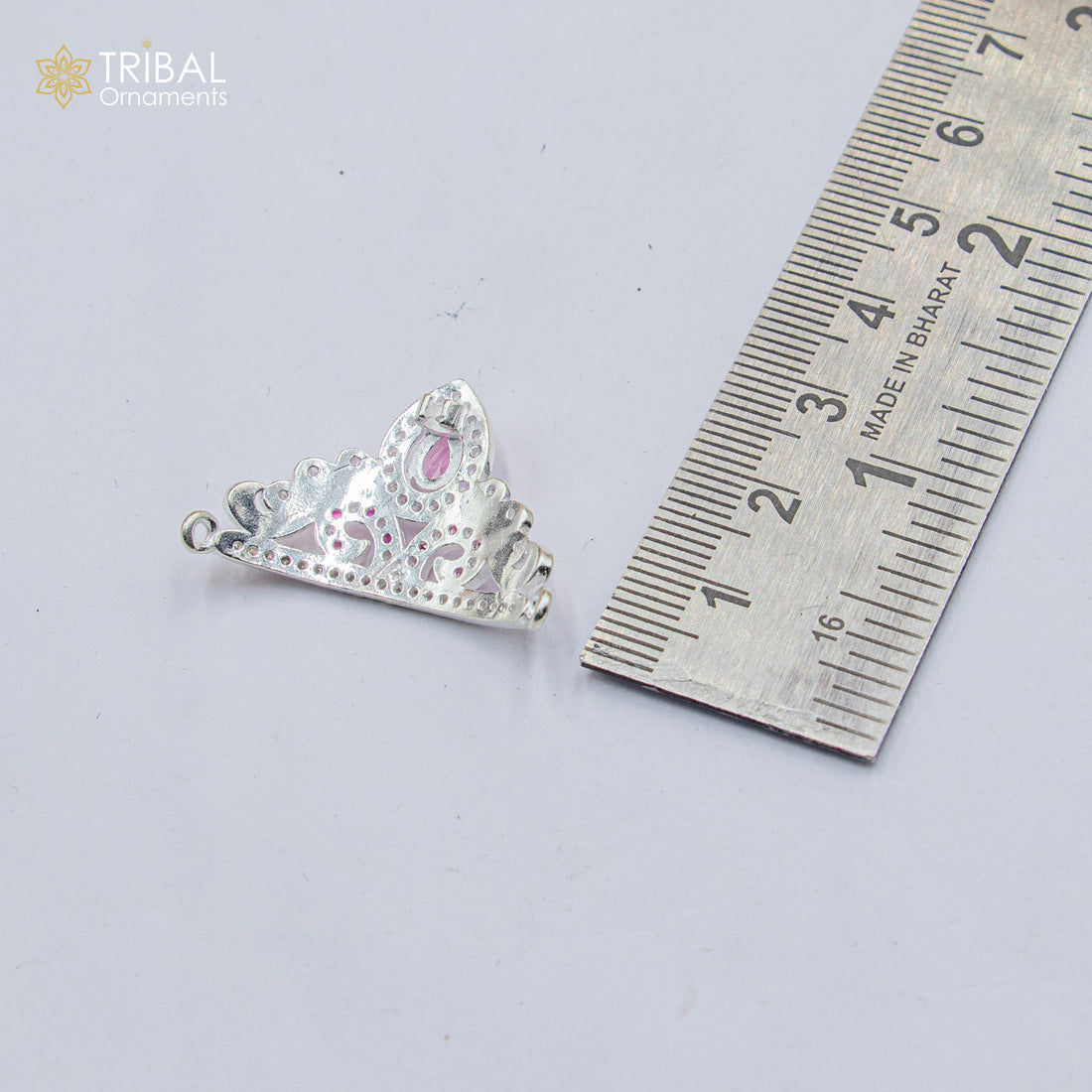 925 sterling silver handmade lord baby Krishna Mukut, amazing Laddu Gopala, crawling Krishna crown head jewelry sm35 - TRIBAL ORNAMENTS