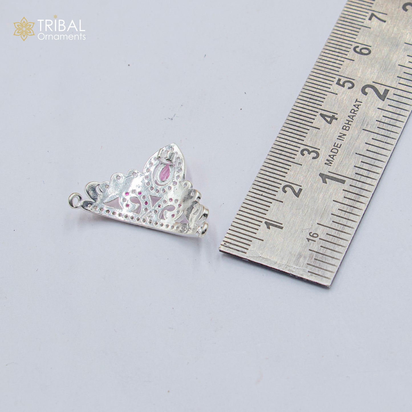 925 sterling silver handmade lord baby Krishna Mukut, amazing Laddu Gopala, crawling Krishna crown head jewelry sm35 - TRIBAL ORNAMENTS