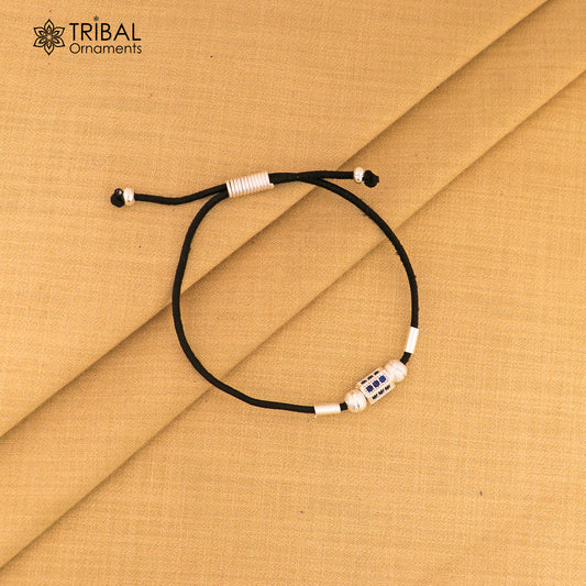 Silver thread anklet silver dhaga payal ank735