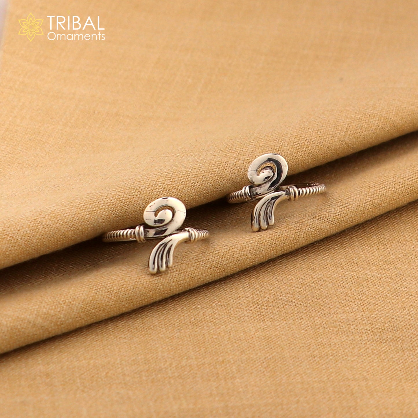 925 sterling silver uniquely handcrafted unique style antique look toe rings. best brides wedding jewelry ethnic  tribal jewelry ytr18