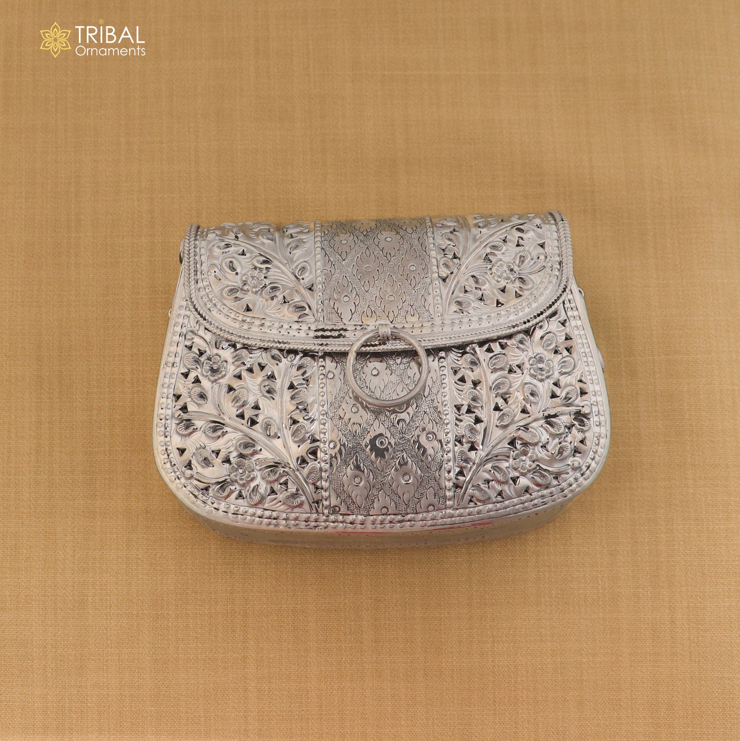 925 Sterling silver handmade hand bag/ purse /shoulder bag/Women Clutches bag003