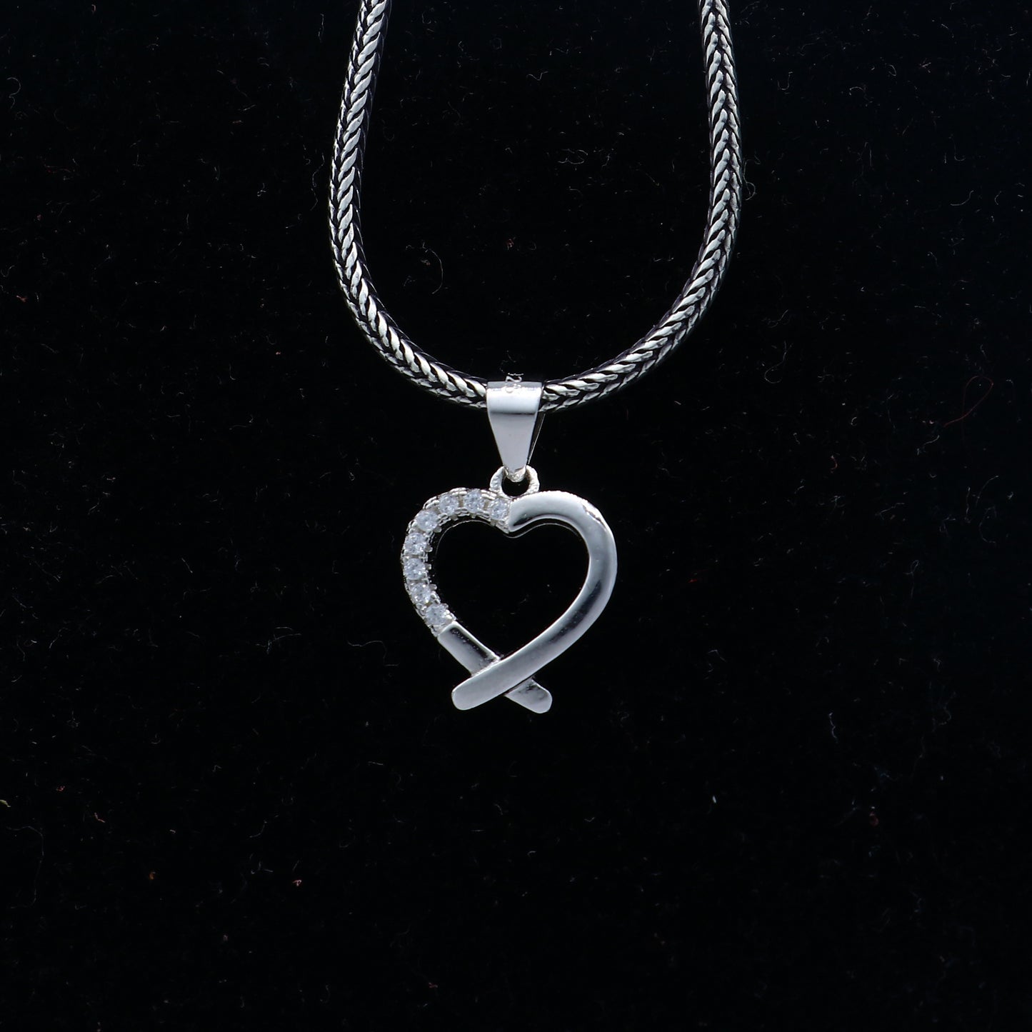 925 Sterling silver handmade heart design pendant nsp925