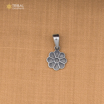 925 sterling silver flower design Pendant stylish unisex jewelry nsp1134