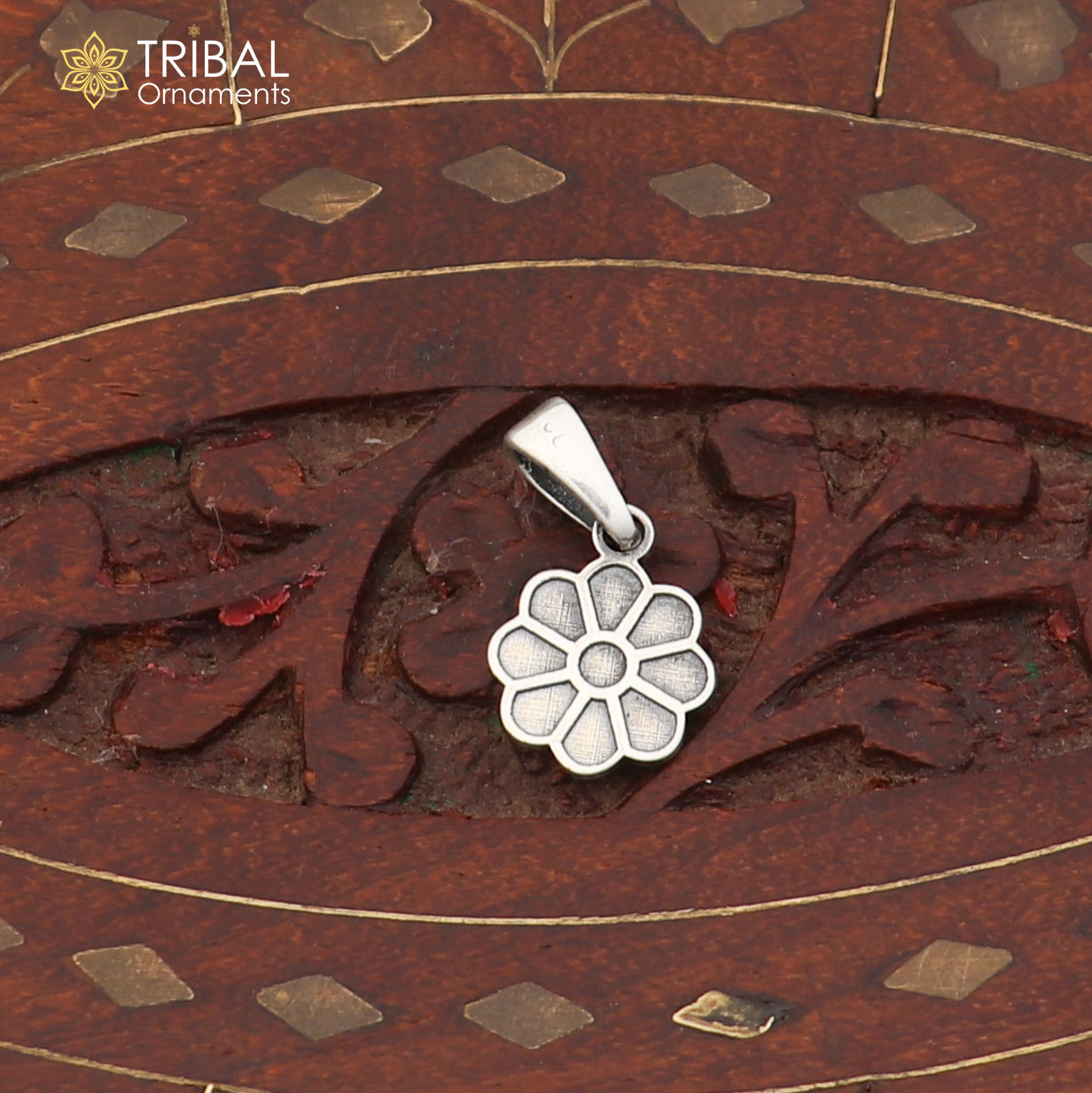 925 sterling silver flower design Pendant stylish unisex jewelry nsp1134